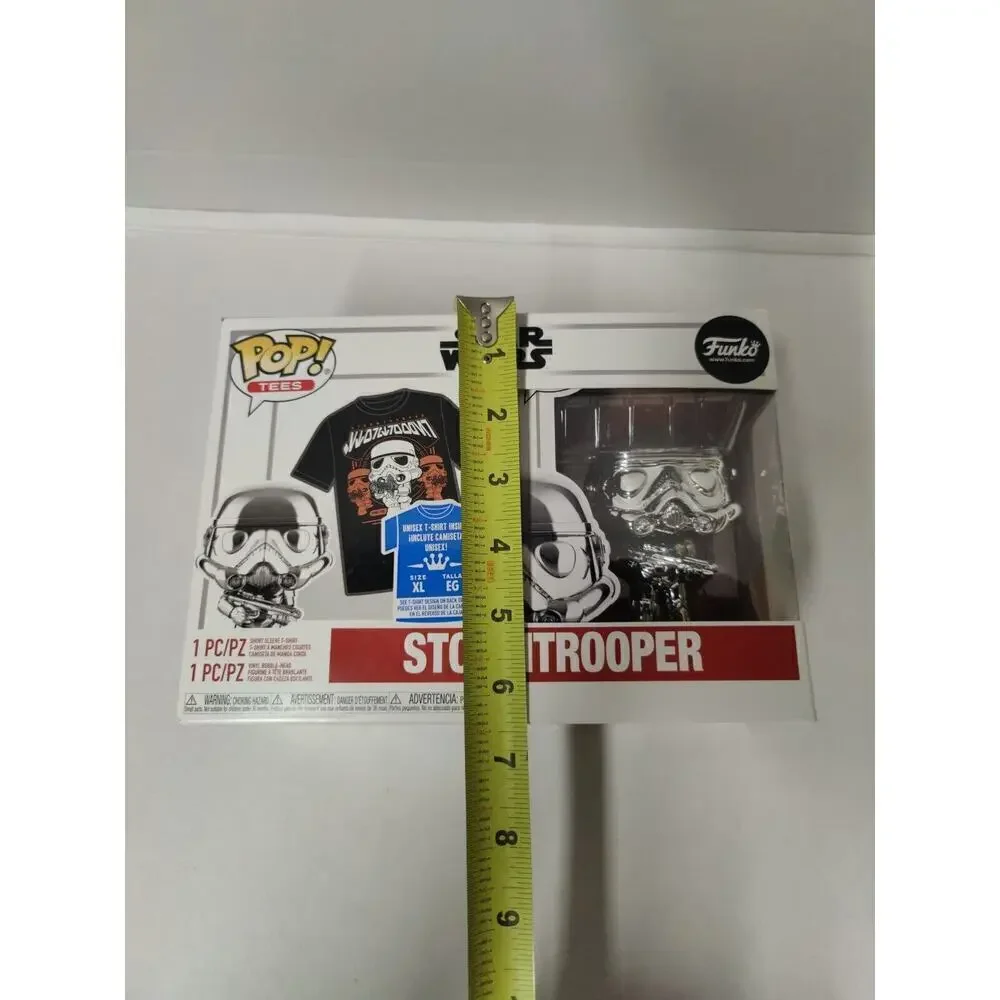 Star Wars Funko Stormtrooper And Tee Shirt (METALLIC) XL #296